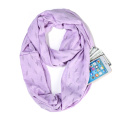 Infinity Fashion Scarf with Hidden Zipper Pocket for Women Pop Lightweight Soft Travel Scarf